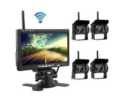 Wifi parkovac set TRUCK C0054, 4x 18LED kamera s LCD 7" monitorem - 4515 K