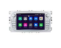 Autoradio 7" Q3209KT Android 10, 2GB+32GB s BT GPS WiFi pro Ford Focus Mondeo C-MAX - 4448 K