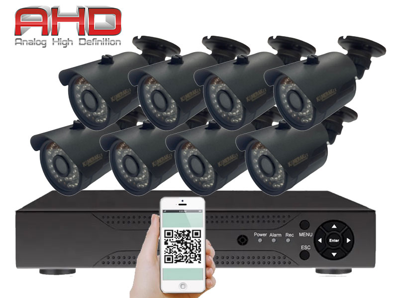 8 kamerov� syst�m AHD WN8-58E s mic 5Mpx