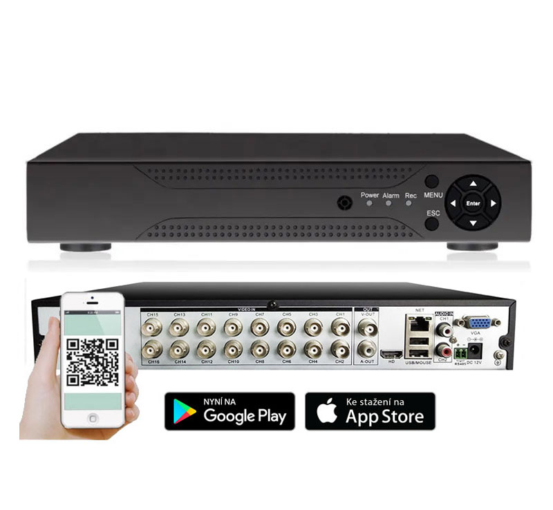 DVR XM-B216CH pro 16 AHD kamer 2MPx