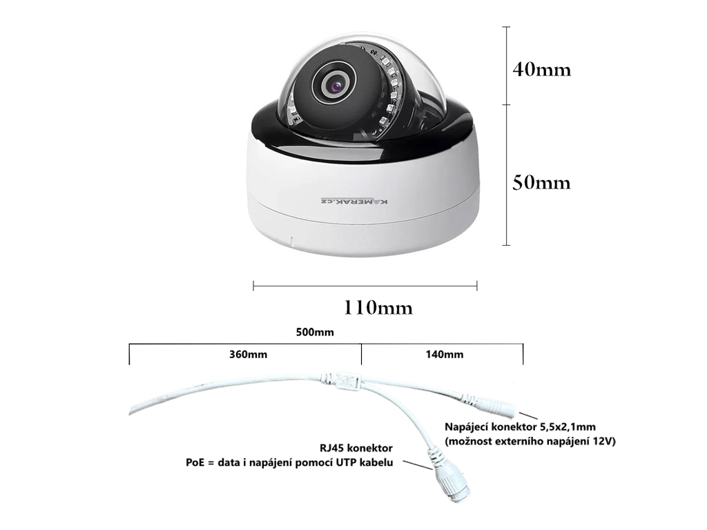 Venkovn� IP kamera pro dohledov� syst�m