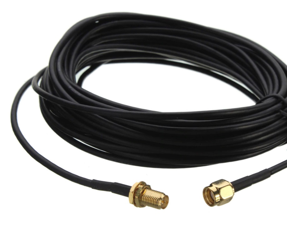 RG174 prodluovac kabel pro WiFi antnu RP-SMA male 5m - 160 K