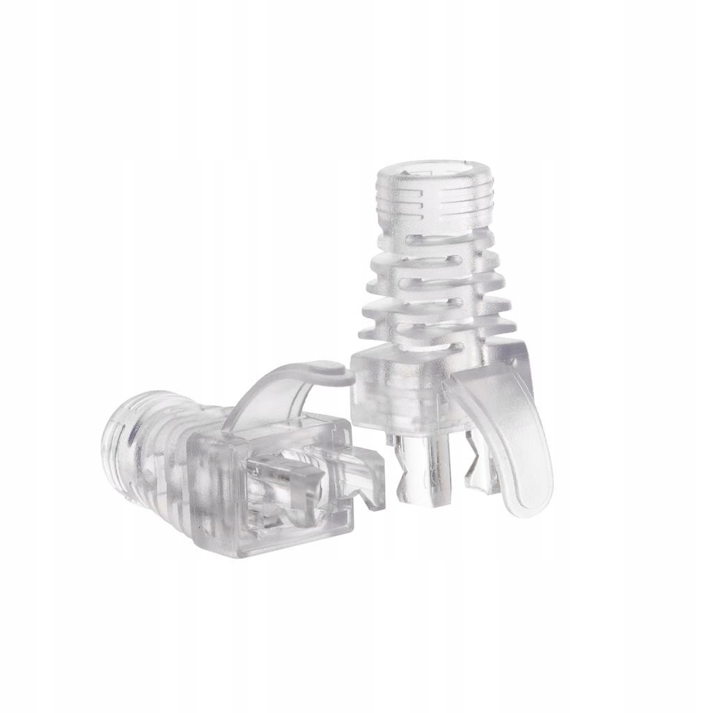 krytka na konektor RJ45 CAT5e/CAT6 - prhledn - 4 K