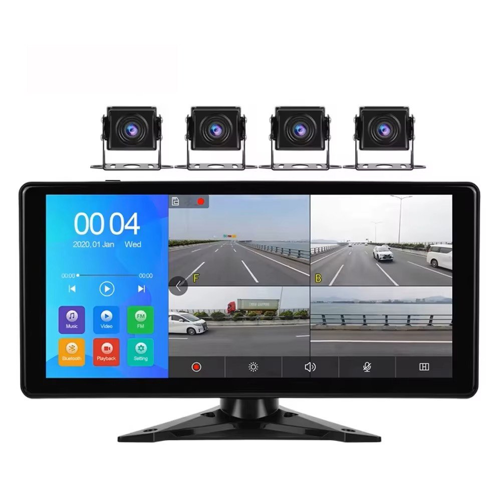 Parkovac� syst�m A3209, 10,36" LCD, 4x AHD kamera, TRUCK splitscreen z�znam - 4898 K�