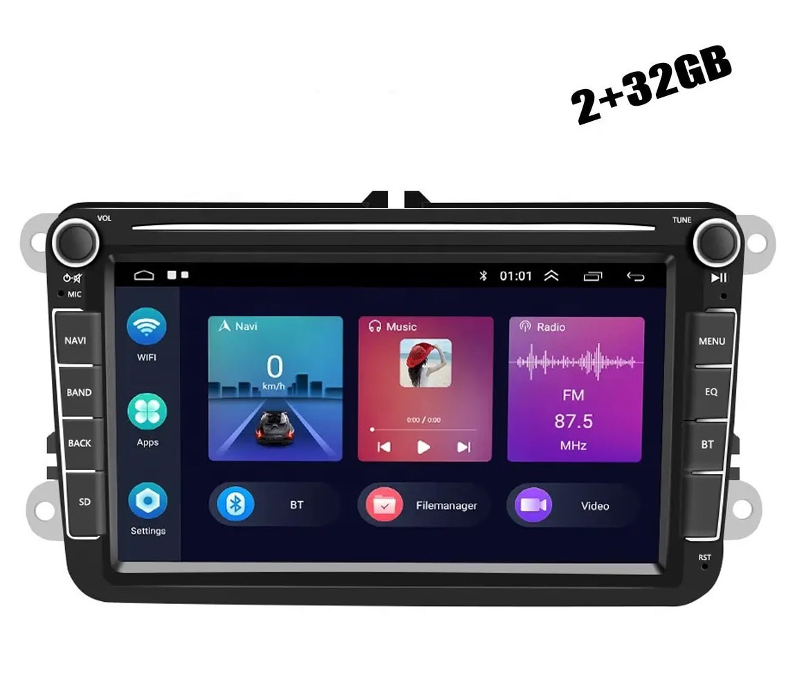 Autor�dio 2+32G 8"LCD A3054 Android 13 pro VW