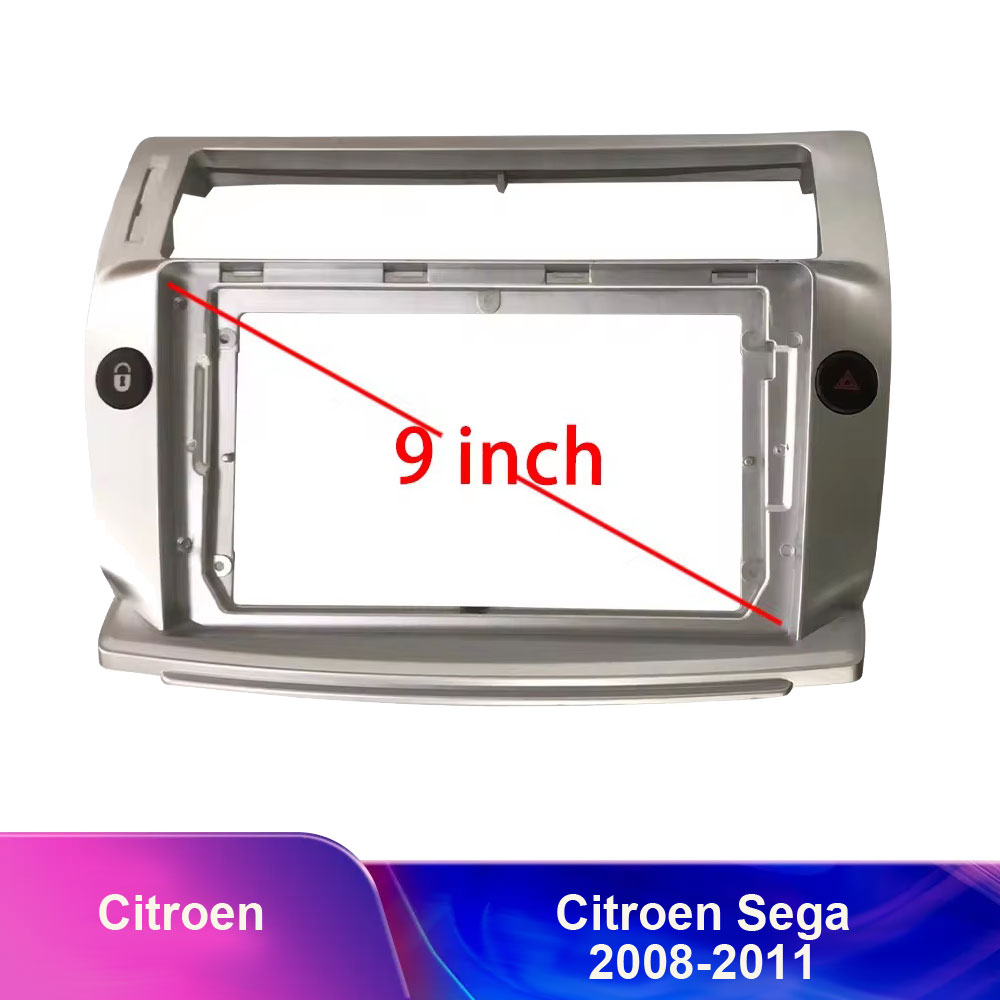 Reduk�n� r�me�ek A7186 pro autor�dio 9" pro Citroen C4 2004-2009/ Sega 2008-2011 manualn� klimatizace