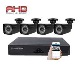4 kamerov� AHD set WN4-58E s mic 5Mpx 1920p, H.265, CZ menu - 5490 K�