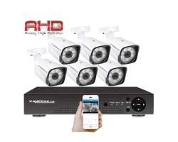 6 kamerov set AHD WN6-60A-1080p 2Mpx, CZ menu - 5390 K