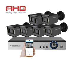 6 kamerov AHD set HE6-57E 5Mpx 1920p, H.265, CZ menu - 8090 K