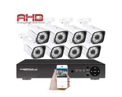 8 kamerov set AHD WN8-60A 2MPx-1080P, CZ menu - 6390 K