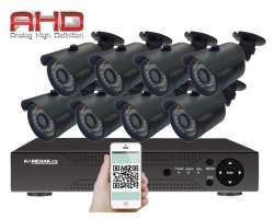 8 kamerov� AHD set WN8-58A 2Mpx 1080p, H.265, CZ menu - 6390 K�