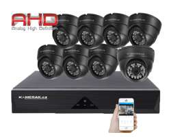 8 kamerov AHD set WN8-52E s mic. 5Mpx 1920p, H.265, CZ menu - 9590 K