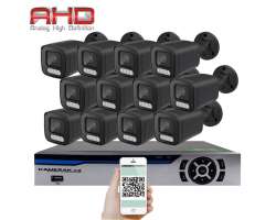 12 kamerov AHD set HE12-56E 5Mpx 1920p, H.265, CZ menu - 16090 K