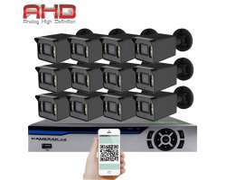 12 kamerov AHD set HE12-57E 5Mpx 1920p, H.265, CZ menu - 16690 K