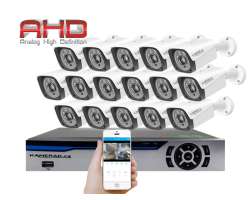 16 kamerov AHD set HE16-55E 5Mpx 1920p, H.265, CZ menu - 19090 K