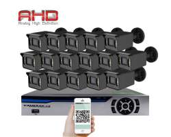 16 kamerov AHD set HE16-57E 5Mpx 1920p, H.265, CZ menu - 20090 K