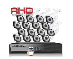 16 kamerov AHD set WN16-60E 5Mpx s mic , H.265, CZ menu - 19590 K