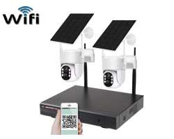 Bezdrtov solrn PTZ 2 kamerov systm Wifi IP Pro WIP2-211B 4MPx, CZ menu - 5090 K