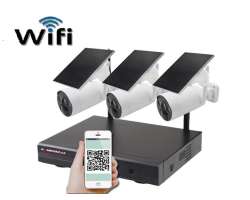 Bezdr�tov� sol�rn� 3 kamerov� system Wifi IP Pro WIP3-210B 4MPx, CZ menu - 6590 K�