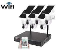 Bezdrtov solrn PTZ 6 kamerov systm Wifi IP Pro WIP6-211B 4MPx, CZ menu - 12090 K