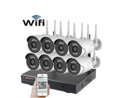 Bezdrtov 8 kamerov set WiFi IP PRO WIP8-106B 3MPx, CZ menu - 10390 K