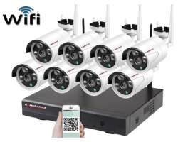 Bezdr�tov� 8 kamerov� set WiFi IP PRO WIP8-302C 5MPx, CZ menu - 12690 K�