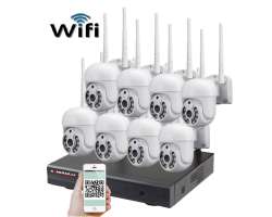 Bezdr�tov� 8 kamerov� set WiFi IP Pro WIP8-308C 5MPx, PTZ, CZ menu - 16590 K�