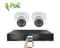 PoE IP 2 kamerov� set XM-202B 4MPx, CZ menu - 5090 K�