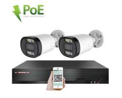 PoE IP 2 kamerov set XM-213B 4MPx, CZ menu - 5590 K