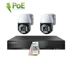 PoE IP 2 kamerov set XM-PTZ-220B 4Mpx, CZ menu - 6290 K