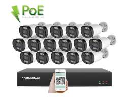 PoE IP 16 kamerov set XM-1613B 4MPx, CZ menu - 30690 K