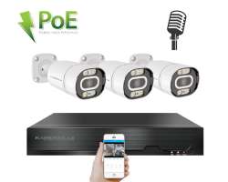 4K PoE IP 3 kamerov� set XM-303D 8MPx, CZ menu - 8390 K�