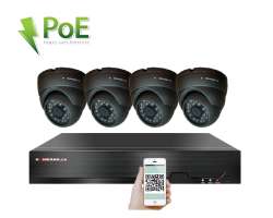 4K PoE IP 4 kamerov� set XM-411D 8MPx, H.265, CZ menu - 8980 K�