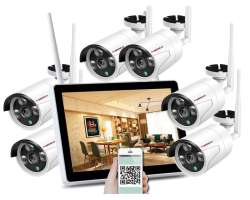 6 kamerov WiFi sety
