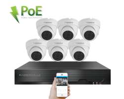 PoE IP 6 kamerov set XM-602B 4MPx,  CZ menu - 11390 K