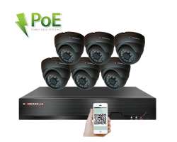 4K PoE IP 6 kamerov� set XM-611D 8MPx, H.265, CZ menu - 15290 K�