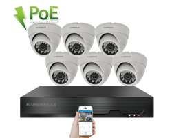 4K PoE IP 6 kamerov� set XM-602D 8MPx, CZ menu - 14990 K�