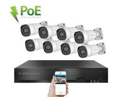 PoE IP 8 kamerov� set XM-808B 4MPx, CZ menu - 11990 K�