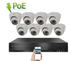 4K PoE IP 8 kamerov� set XM-802D 8MPx, CZ menu - 18790 K�