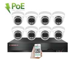 4K PoE IP 8 kamerov set XM-809D 8MPx, CZ menu - 19490 K