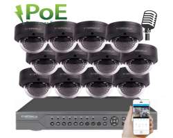 PoE IP 12 kamerov� set XM-1204D 8MPx s �esk�m menu - 31690 K�