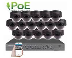 PoE IP 16 kamerov� set PoE XM-1604B 4MPx, s mikrofonem CZ menu - 30490 K�