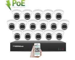 PoE IP 16 kamerov set XM-1609B 4MPx, CZ menu - 30690 K