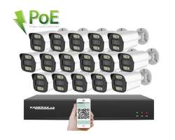 PoE IP 16 kamerov set XM-1614B 4MPx, CZ menu - 30990 K