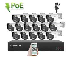 4K PoE IP 16 kamerov� set XM-1614D 8MPx, mikrofon - 39690 K�