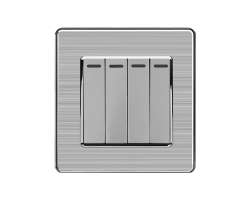 SRAN 4vyp�na� �ed�, v�etn� r�me�ku z nerez oceli - 90 K�