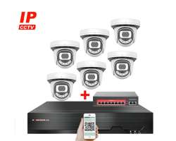 4K IP 6 kamerov set s externm PoE XM-612D-Ext. 8MPx, CZ menu - 14090 K