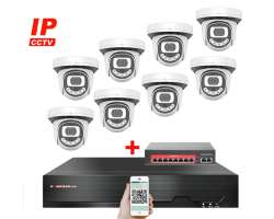 4K IP 8 kamerov� set s extern�m PoE XM-812D-Ext. 8MPx, CZ menu - 17790 K�
