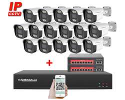 IP 12 kamerov set s externm PoE XM-1214D-Ext. 8MPx, mikrofon, CZ menu - 28990 K