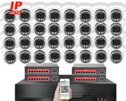 4K IP 32 kamerov set s externm PoE XM-3209D-Ext. 8MPx, CZ menu - 72990 K